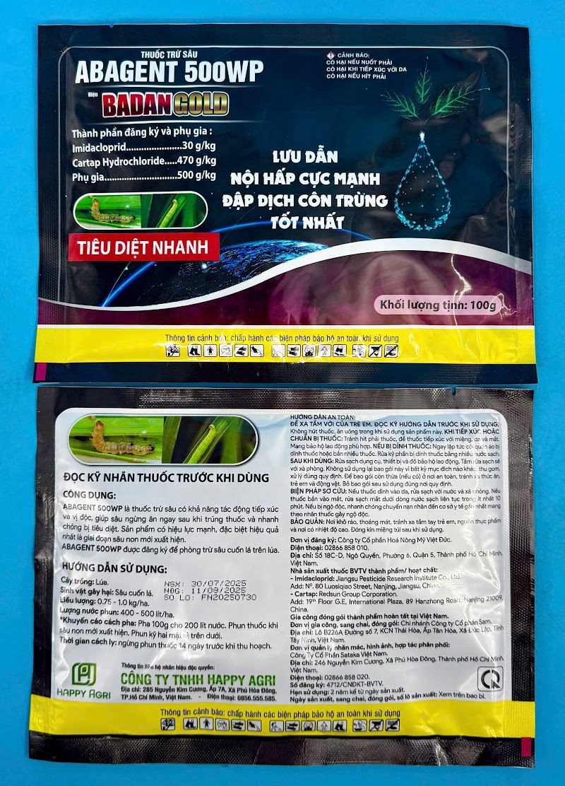 ABAGENT 500WP HIỆU BADAN GOLD